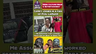 Casey Jones a Fan of Phil LaMarr.Me Assuming They Worked Together @terrificon_CT#bookofbobafett