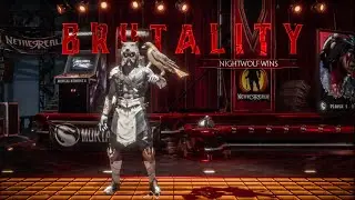MK11 'Nightwolf FAITHFUL OBLITERATION Brutality' Gameplay (2019) HD