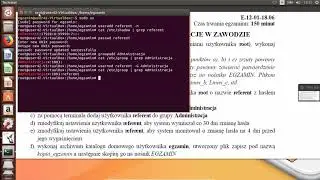 Rozwiązanie egzaminu zawodowego E.12 czerwiec 2018 zad. 1 Ubuntu 16.04