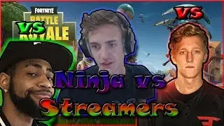 Ninja vs Streamers - Fortnite Battle Royale