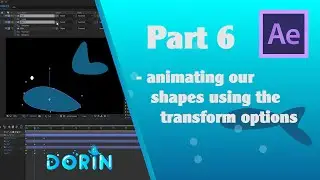 Basic Animation - Part 6 - How to Animate shapes using the Transform Options in After Effects