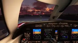 Citation CJ4 Taking Off from Charlotte Douglas | MSFS2020 - Vatsim #shorts