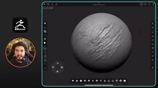 ZBrush for ipad quick tips #14 - Adding high-frequency details (lots of them)