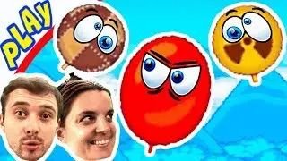 БолтушкА и ПРоХоДиМеЦ снова играют в Красный ШАРИК и его друзей! 