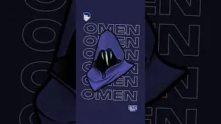 Omen Vector Art #VectorArt #DigitalArt #AdobeIllustrator #Valorant #Omen