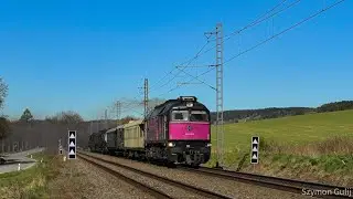 Transport czeskich parowozów do Wolsztyna 