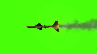 Free Green Screen Effect - Green Screen Missile Video 4K
