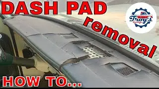 1972 Bumpside Ford F100 dash pad removal