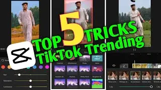 Top 5 Editing Tricks for TikTok Trending | How to edit videos in Capcut for TikTok | Zee Tricks