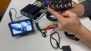 Комплект видео для учебного автомобиля, для сдачи экзамена в гибдд