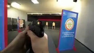 Стрельба из пистолета в тире от первого лица🔥👍