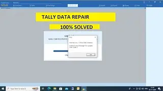 REPAIR COMPANY DATA IN TALLY PRIME