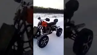 Самодельный квадроцикл с двигателем иж