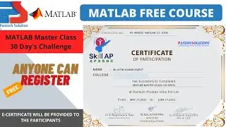 MATLAB Free Certification Course | 15+ Project Included | MATLAB Master Class 2.0 | JKR Updates