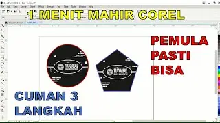 MEMOTONG GAMBAR DENGAN BENTUK DI CORELDRAW // CUTTING IMAGES WITH SHAPES IN CORELDRAW