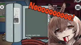 Mumei and the Swipe Card in Among Us