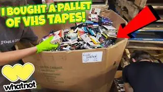 I Bought a Pallet of VHS Tapes - This is How I Plan to Sell Them All!