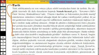 69-ÖABT YENİ TÜRK EDEBİYATI-YENİ TÜRK EDEBİYATINDA TEMALAR-TARİH