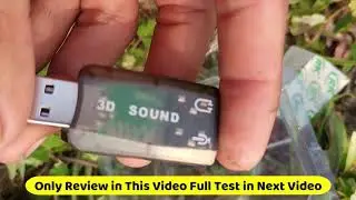 Best USB Sound Card Full Unboxing Best For Mic Loud Volume Recording On PC