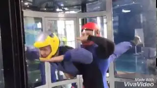 Как провести незабываемый девишник :) Полёт в аэротрубе Skyfly в Красноярске