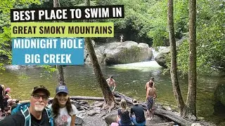 MIDNIGHT HOLE Hike Big Creek Smoky Mountains National Park