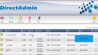 7) How to use File Manager in Direct Admin