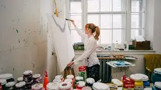 Making of the Thermal Comet | Painter Audrey- Ève Goulet | ECARPETGALLERY