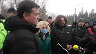 Губернатор Воробьёв с прессой после церемонии закрытия "Ядрово"