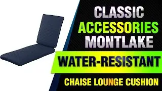 Classic Accessories Montlake Water-Resistant 80 x 26 x 3 Inch Rectangle Patio Quilted