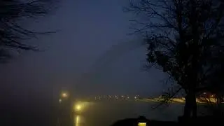 ⭐️Magical ⭐️ 💫 Dense Foggy Night By The Water 11/24/2022