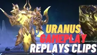 Uranus Gameplay  Uranus Replay Clips  | Uranus Shot Skills | MLBB | Mobile Legend Bang Bang