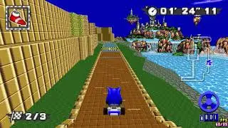 Sonic Robo Blast 2 Kart - Misty Maze Zone - Time Attack - Gold Medal (2'06