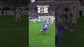 Hoe to Score CRAZY FREEKICKS In FC24 #soccer #football