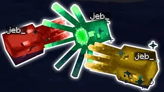 I coded actual jeb_ Glow Squids in Minecraft...