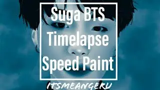 Ibis Paint X Suga BTS Timelapse Speed Paint- ItsMeAngeru