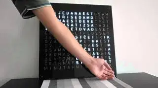 Word Clock - Menu presentation