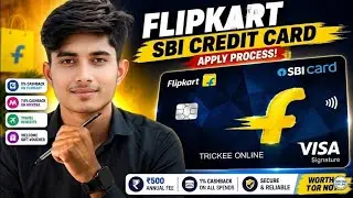 Flipkart SBI Credit Card 💳 apply online | Flipkart SBI Credit Card Offer | Trickee Online 