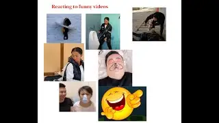 Reacting to funny videos