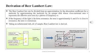 Analytical Instrumentation - Tutorial 2 - Beer Lambert Law