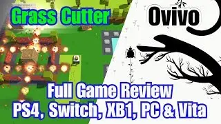 Grass Cutter: Mutated Lawns & OVIVO | Double Review! | PS4, Switch, XB1, PC & Vita