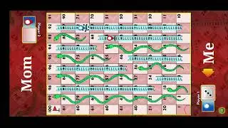 Ludo King 2 Player Match | Snake and ladders 🔥gameplay🔥  Saamp Sidi Game With Mom | लूडो किंग #27