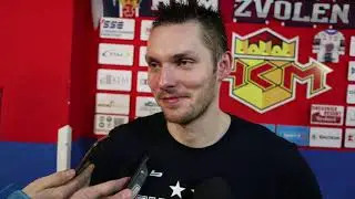 Juraj Mikúš po prvom zápase za Zvolen