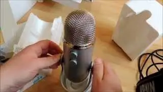 Blue Yeti USB Microphone Unboxing, First Impressions, Specifications