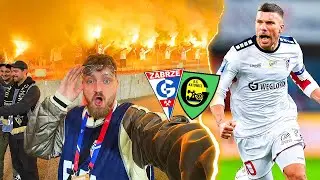 Das krasseste Derby in Polen 🇵🇱😱 - Stadionvlog vom Rasen | Podolski lädt mich ein ⚽️ | ViscaBarca