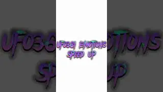 Ufo361 emotions speed up