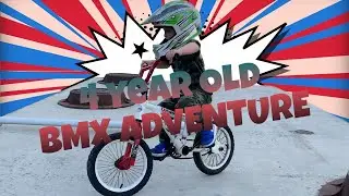 4 Year Old Riding A BMX Like A PRO