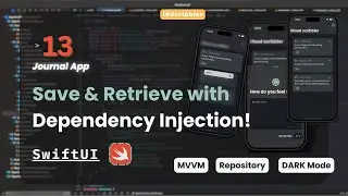 Journal App Part 13 | Save & Retrieve with Dependency Injection and Repositories