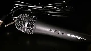 RAYHAYES RD-6 Wired Microphone Dynamic Microphone Handheld Mic For Karaoke Speaker