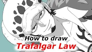 How to draw Trafalgar Law | One Piece | Step by step Tutorial