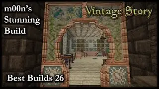 Vintage Story Best Builds 26 m00n's Stunning Arts & Crafts Art Nouveau Build